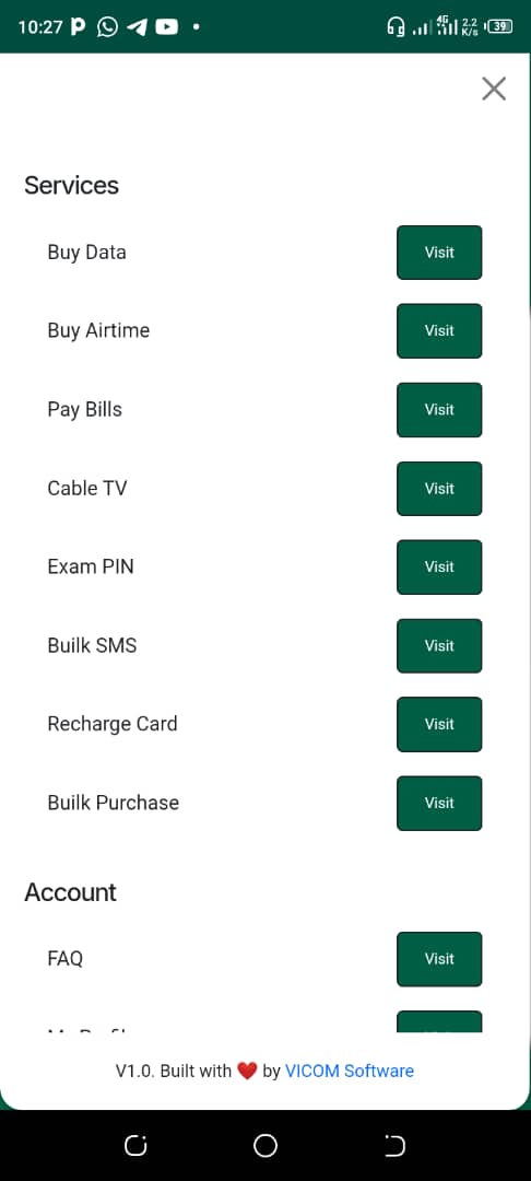App Screen